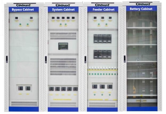 CND310 10 - alimentation d'énergie ininterrompue en ligne d'UPS de système d'UPS 100KVA avec le Cabinet