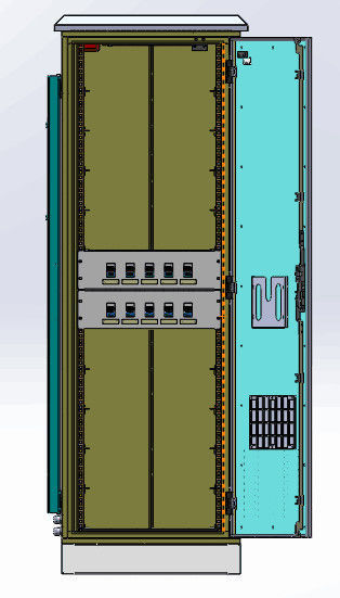 Appareil de chauffage extérieur à C.A. du Cabinet 240V de la batterie IP55 de fer de lithium avec des modules de batterie de 10 morceaux