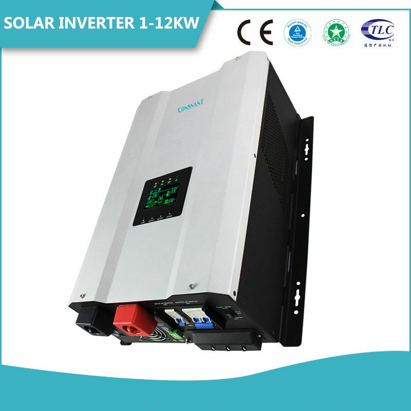 Hybride outre de l'inverseur d'énergie solaire de grille 24V/48V 1 - 12kw 50/60Hz adaptés aux besoins du client