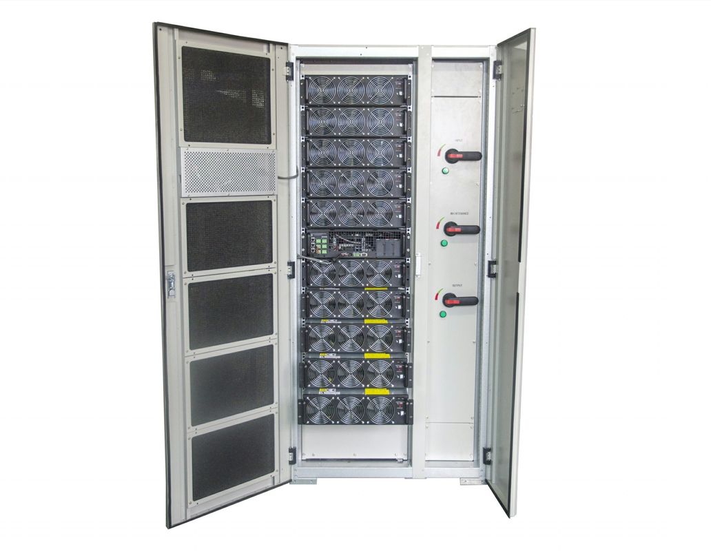 Industriel modulaire lève l'énergie alimentation 30 - 300KVA, systèmes d'alimentation non interruptibles triphasés